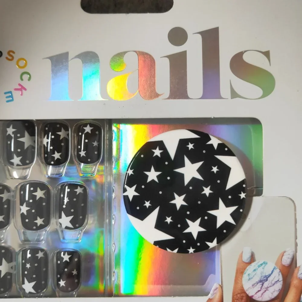 Starry Skies PopSockets 30Gel Nails & Matching PopGrip